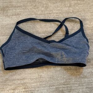 Navy Heather Sports Bra